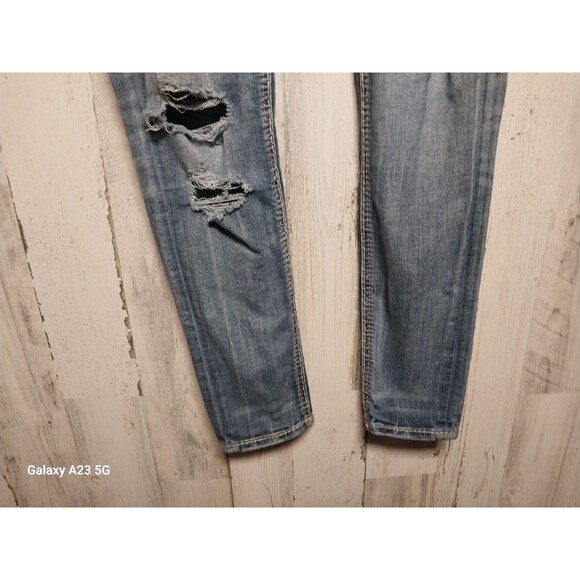 Rock Revival Abrienda Skinny Size 27 Distressed - Picture 2 of 10
